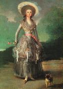 Francisco de Goya Marquesa de Pontejos oil painting reproduction